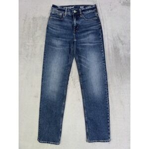 J.Crew Women's Classic Straight BF696 Stretch Denim Jeans 25T Medium Wash 26x30